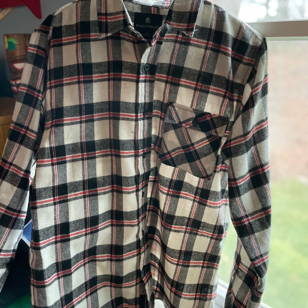 SHOUTHOUSE Taquitz Flannel Shirt Men’s Size: Small